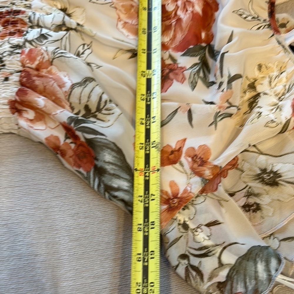 Cream Flutter Sleeve Midi Sundress For Casual Occ… - image 8